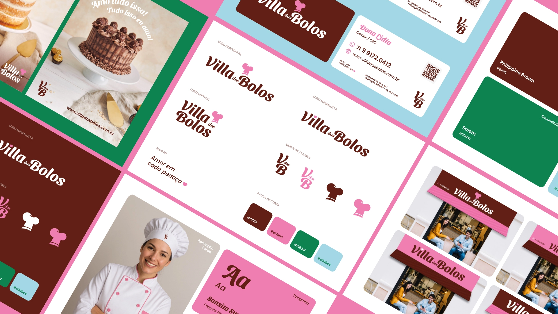 Identidade Visual - Villa dos Bolos